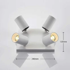 Brinja 4 Lámpara De Techo Blanco - Arcchio -Iluminación Tienda De Ventas 4251096556438 strahler brinja gu10 weiss 4 fl 3