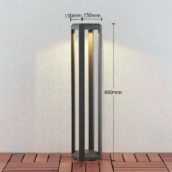 Fery Lámpara Para Jardín H80 Anthracite - Lucande -Iluminación Tienda De Ventas 42510965569335