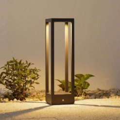 Carlota Lámpara Para Jardín H50 Dark Grey - Lucande -Iluminación Tienda De Ventas 42510965585623