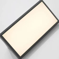 Abby Aplique De Pared Exterior W/Sensor Dark Grey/White - Lindby 11 Abby Aplique De Pared Exterior W/Sensor Dark Grey/White - Lindby -Iluminación Tienda De Ventas 42510965612416