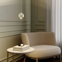 Hayley 1 Lámpara Colgante Ø9 Clear/Chrome - Lucande 10 Hayley 1 Lámpara Colgante Ø9 Clear/Chrome - Lucande -Iluminación Tienda De Ventas 42510965624225