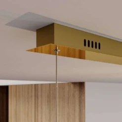 Hayley 5 Line Lámpara Colgante Clear/Gold - Lucande -Iluminación Tienda De Ventas 42510965624913