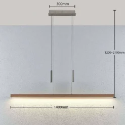 Tamlin Lámpara Colgante Beech - Lucande -Iluminación Tienda De Ventas 42510965625075 1