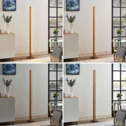 Tamlin Lámpara De Pie Beech - Lucande -Iluminación Tienda De Ventas 42510965625903