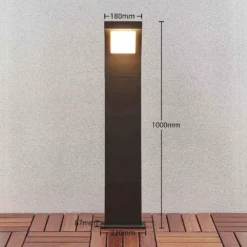 Advik Lámpara Para Jardín H100 Graphite - Arcchio -Iluminación Tienda De Ventas 42510965663523