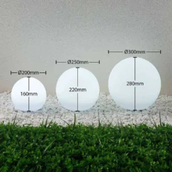 Lago Lámpara Solar 3 Pcs. RGB White - Lindby -Iluminación Tienda De Ventas 42510965674343
