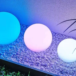 Lago Lámpara Solar 3 Pcs. RGB White - Lindby -Iluminación Tienda De Ventas 42510965674345