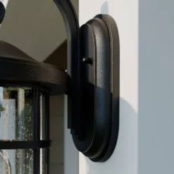Ankea Aplique De Pared Exterior Black/Clear - Lindby -Iluminación Tienda De Ventas 42510965681724
