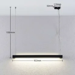 Cuna Lámpara De Colgante L92 Black - Arcchio -Iluminación Tienda De Ventas 4251096568530 4