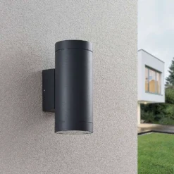 Thomke Aplique Exterior Dark Grey - Lucande -Iluminación Tienda De Ventas 42510965693225