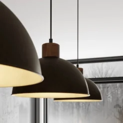 Holgar Lámpara Colgante Green/Wood - Lindby -Iluminación Tienda De Ventas 42510965712717