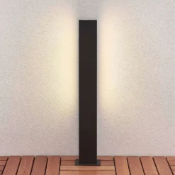 Aegisa Lámpara Para Jardín H80 Dark Grey/White - Lucande -Iluminación Tienda De Ventas 42510965734804