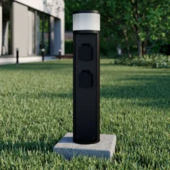 Corban LED Lámpara Para Jardín W/2 Power Strip Graphite - Lucande -Iluminación Tienda De Ventas 42510965738553