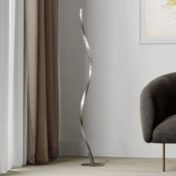 Criostal Lámpara De Pie Alu - Lindby -Iluminación Tienda De Ventas 42510965752003