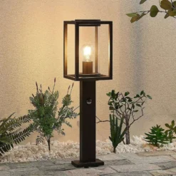Ferda Lámpara Para Jardín W/Sensor H60 Graphite - Lucande -Iluminación Tienda De Ventas 42510965760783