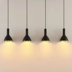 Cosmina 4 Lámpara Colgante Track Negro/Oro - Arcchio 8 Cosmina 4 Lámpara Colgante Track Negro/Oro - Arcchio -Iluminación Tienda De Ventas 42510965780103