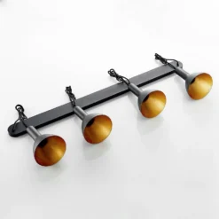 Cosmina 4 Lámpara Colgante Track Negro/Oro - Arcchio 11 Cosmina 4 Lámpara Colgante Track Negro/Oro - Arcchio -Iluminación Tienda De Ventas 42510965780106