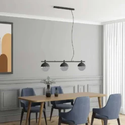 Dustian 3 Lámpara Colgante - Lucande -Iluminación Tienda De Ventas 4251096580303lucande dustian haengeleuchte 3 fl 124 cm3