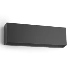 Jarte Down Aplique De Pared Exterior Dark Grey - Lindby