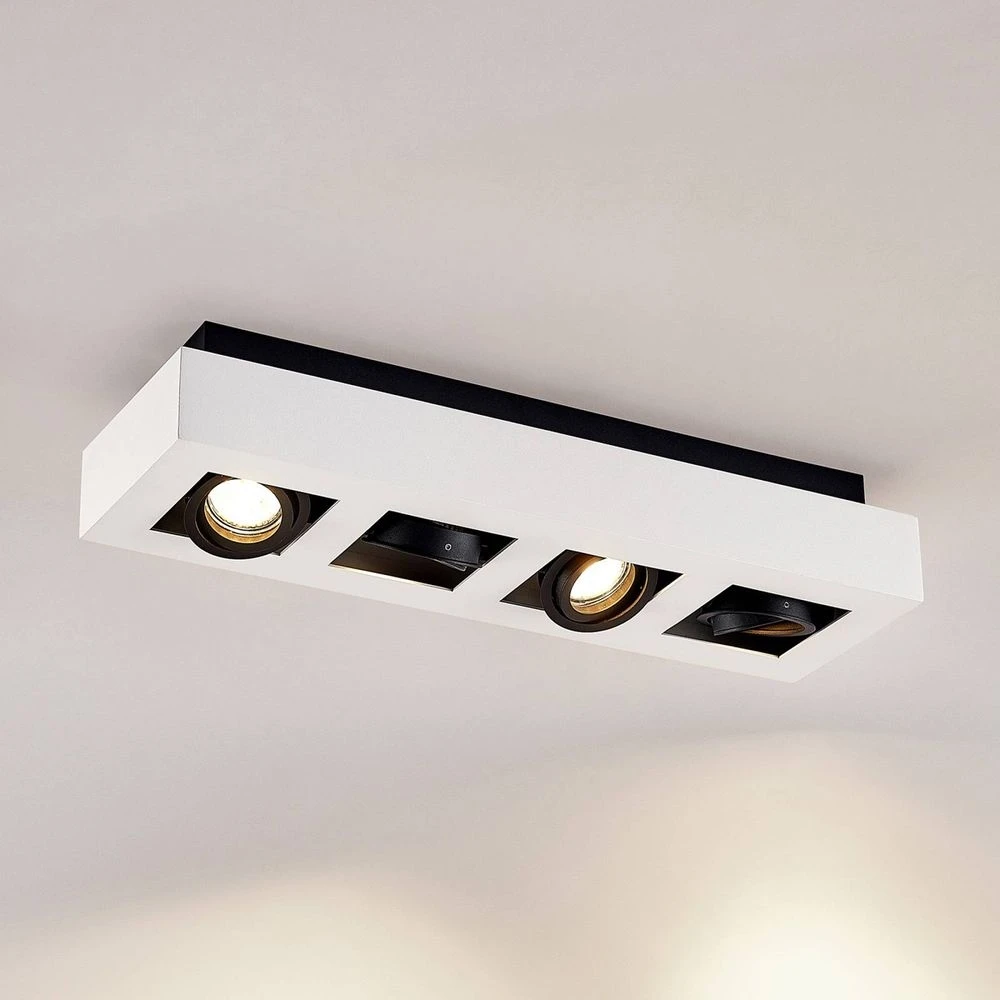 Vince 4 Lámpara De Techo Blanco/Negro - Arcchio 5 Vince 4 Lámpara De Techo Blanco/Negro - Arcchio - Imagen 5