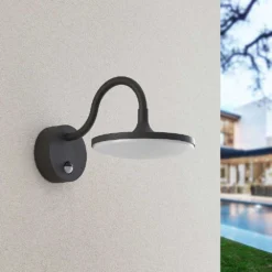 Fineria Aplique Exterior W/Sensor Dark Grey - Arcchio 9 Fineria Aplique Exterior W/Sensor Dark Grey - Arcchio -Iluminación Tienda De Ventas 42510965893204