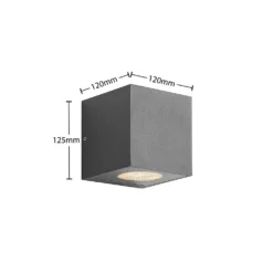 Tassnim Down Aplique Exterior Graphite - Arcchio -Iluminación Tienda De Ventas 42510965923376