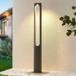Dovino Lámpara Para Jardín H150 Dark Grey - Lucande -Iluminación Tienda De Ventas 42510965939074