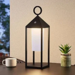 Miluma LED Portable Lámpara Exteriores H54 Black - Lucande -Iluminación Tienda De Ventas 4251096599589lucande miluma led aussenlaterne 54 cm schwarz3