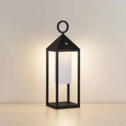 Miluma LED Portable Lámpara Exteriores H54 Black - Lucande -Iluminación Tienda De Ventas 4251096599589lucande miluma led aussenlaterne 54 cm schwarz4