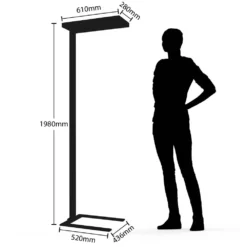 Bertram Lámpara De Pie W/Sensor Silver - Arcchio 11 Bertram Lámpara De Pie W/Sensor Silver - Arcchio -Iluminación Tienda De Ventas 42510965996956