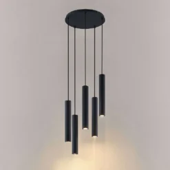 Sanad Lámpara Colgante Black - Lindby -Iluminación Tienda De Ventas 42519117031084