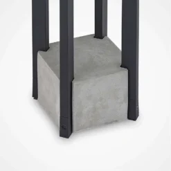 Kalisa Square Lámpara Exterior/Jardín H42 Dark Grey - Lucande -Iluminación Tienda De Ventas 4251911703337lucande kalisa sockelleuchte eckig e274