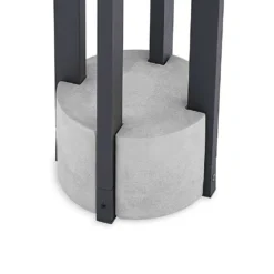 Kalisa Round LED Lámpara Exterior/Jardín H42 Dark Grey - Lucande -Iluminación Tienda De Ventas 4251911703498lucande overa led sockelleuchte rund4