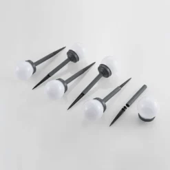 Haukur Lámpara Solar 6pcs - Lindby -Iluminación Tienda De Ventas 4251911707601lindby haukur led solar 6er set5
