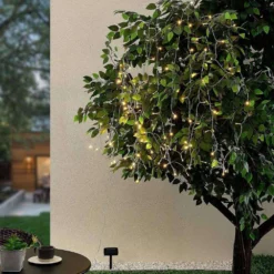 Styrmir Guirnalda Luminosa Lámpara Solar - Lindby -Iluminación Tienda De Ventas 4251911707618lindby styrmir solar lichterkette 120 leds 20 m4