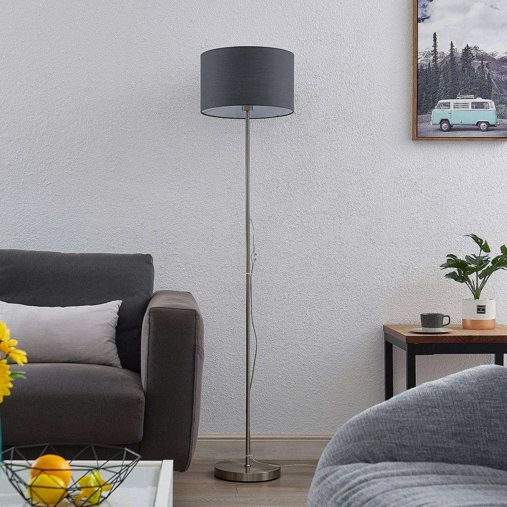 Melanie Lámpara De Pie Grey - Lindby 2 Melanie Lámpara De Pie Grey - Lindby - Imagen 2