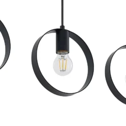 Shaima 4 Lámpara Colgante Black - Lindby -Iluminación Tienda De Ventas 4251911712988 5