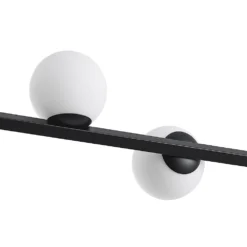 Emarin Long Lámpara Colgante Black/Opal - Lucande -Iluminación Tienda De Ventas 42519117130845