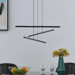 Satilum Lámpara Colgante Black - Lucande -Iluminación Tienda De Ventas 42519117131693