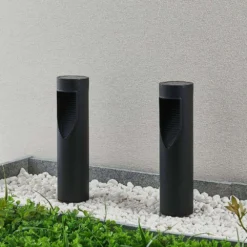 Ashton Lámpara Solar Black - Lindby -Iluminación Tienda De Ventas 42519117132513