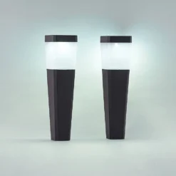 Hadrias Lámpara Solar Black/White - Lindby -Iluminación Tienda De Ventas 42519117132685