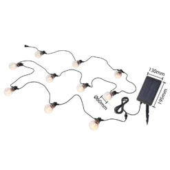 Jalte Lámpara Solar Black - Lindby -Iluminación Tienda De Ventas 42519117132993