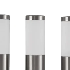 Lexiane Lámpara Solar Steel - Lindby -Iluminación Tienda De Ventas 42519117133055