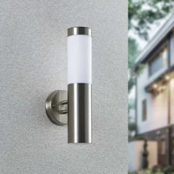 Sirita Solar Aplique De Pared Silver - Lindby -Iluminación Tienda De Ventas 42519117135963