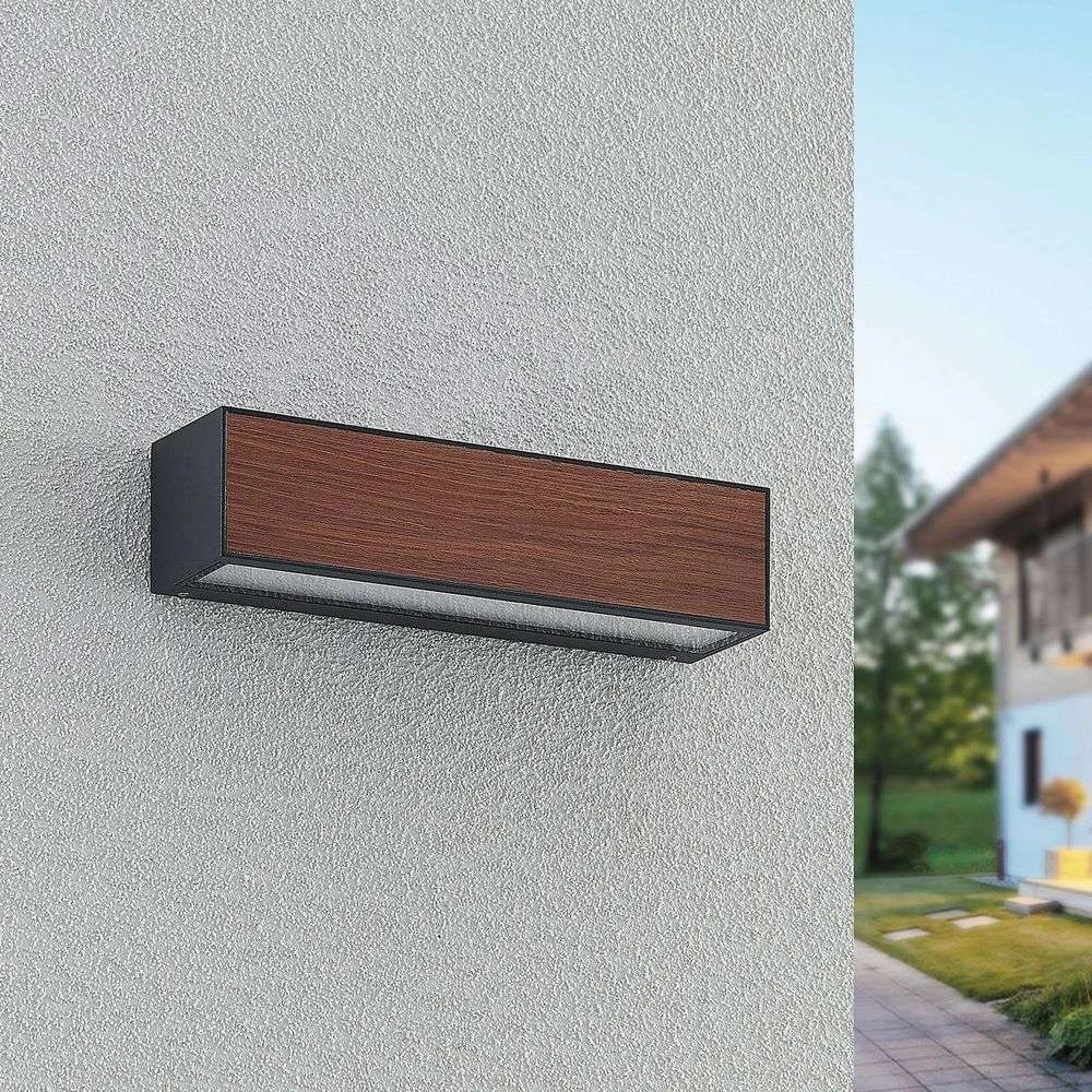 Lengo Down Aplique Exterior L25 Wood - Arcchio 2 Lengo Down Aplique Exterior L25 Wood - Arcchio - Imagen 2