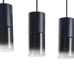 Berral 4 Lámpara Colgante Black/Smoke - Lindby -Iluminación Tienda De Ventas 42519117189046