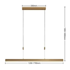 Merrit Lámpara Colgante Matt Brass - Lucande -Iluminación Tienda De Ventas 4251911719062 4