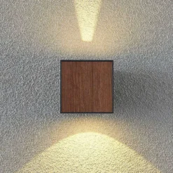 Cimala Aplique Exterior H11,5 Wood - Lucande -Iluminación Tienda De Ventas 42519117197655