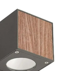 Cimala Aplique Exterior H11,5 Wood - Lucande -Iluminación Tienda De Ventas 42519117197656