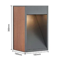 Ansala Aplique Exterior H30 Wood - Lucande -Iluminación Tienda De Ventas 42519117197893